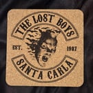 The Lost Boys Laser Engraved Cork Coaster - Santa Carla Vampire Design