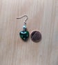 Beautiful green heart earrings - Image 4