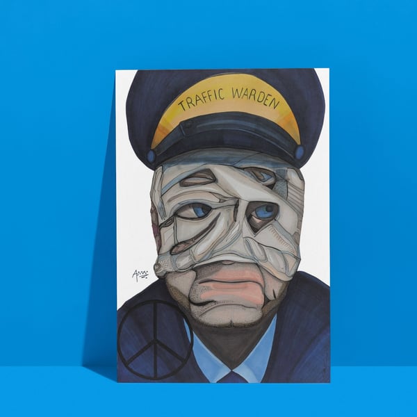 Traffic Warden Postcards - Pack of 5 Cards