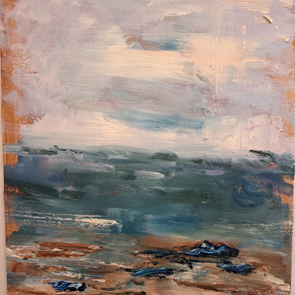 Shoal and Shore (Original Landscape Painting)