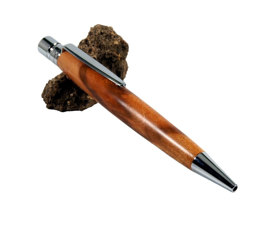 Ion top twist pen in Spalted Laurel