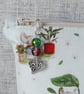 Make up bag, zipped pouch, mice, mushrooms - Image 8