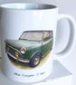Mini Cooper S 1071cc 1964 - 11oz Ceramic Mug for the Classic Mini fan - Image 3