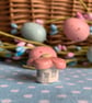 Little Pink Ceramic Flower Shaped House