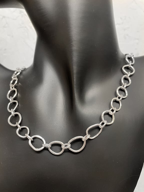 Sterling silver handmade chain necklace choose length