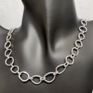 Sterling silver handmade chain necklace choose length