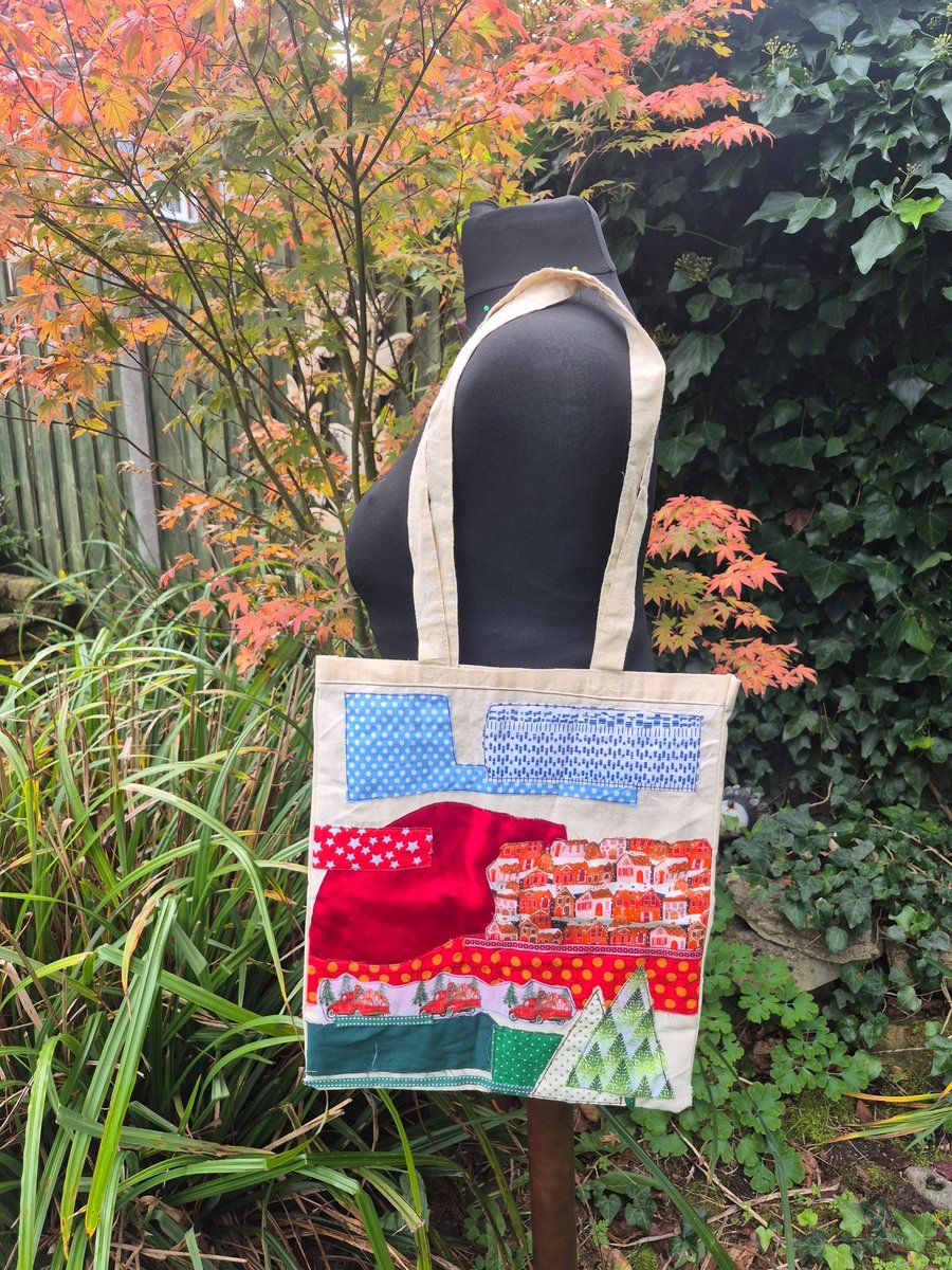 Tote Bag Christmas Tree Pickup