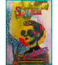 Inspirational Art SPREAD KINDNESS Colourful Female Retro Glam OOAK Artwork