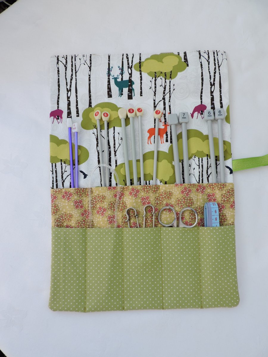 Knitting Needle Roll Holder