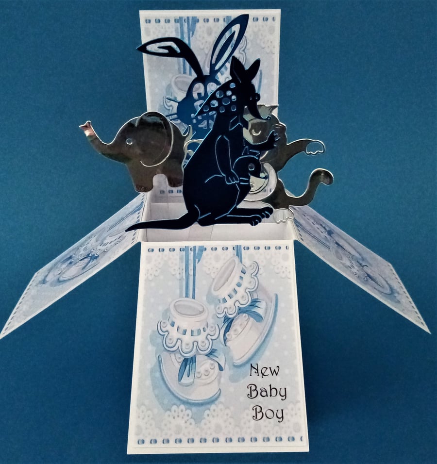 New Born Baby Boy Card