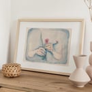 Home (Original Artwork), Watercolor on Paper, 40x29cm