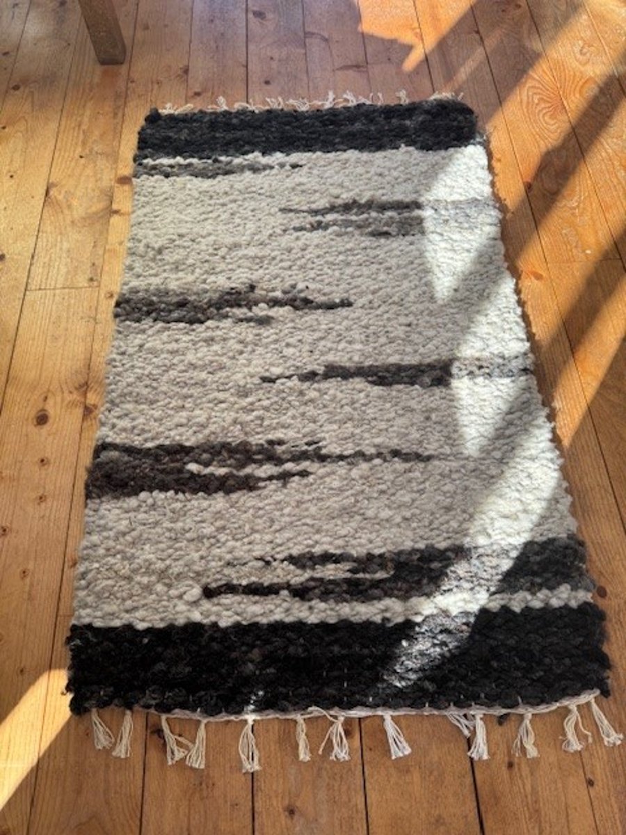 Hand made wool rug