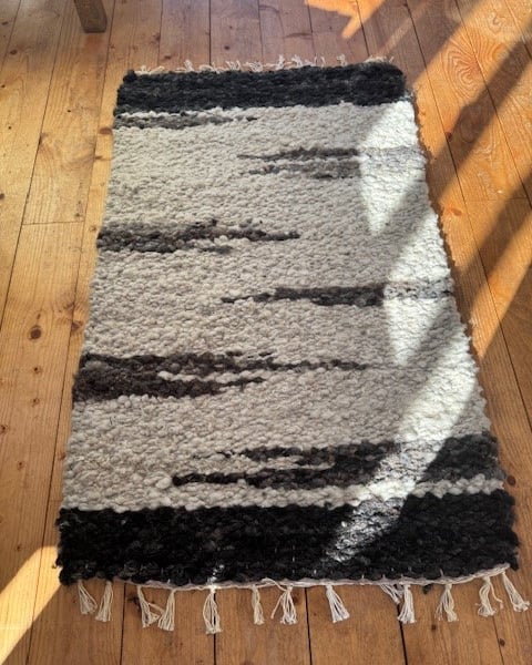 Hand made wool rug