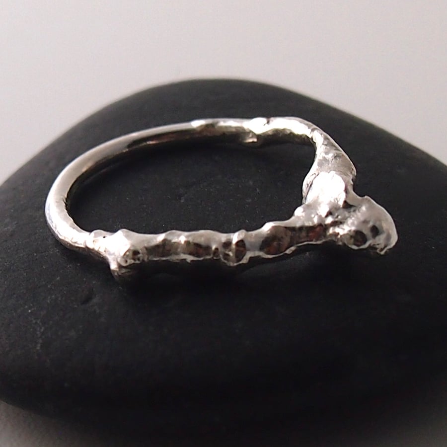 Twisted  - Sterling Silver Ring