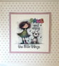 Handmade Framed Funny Dog Art Print, 'Paws and Enjoy' - Image 4