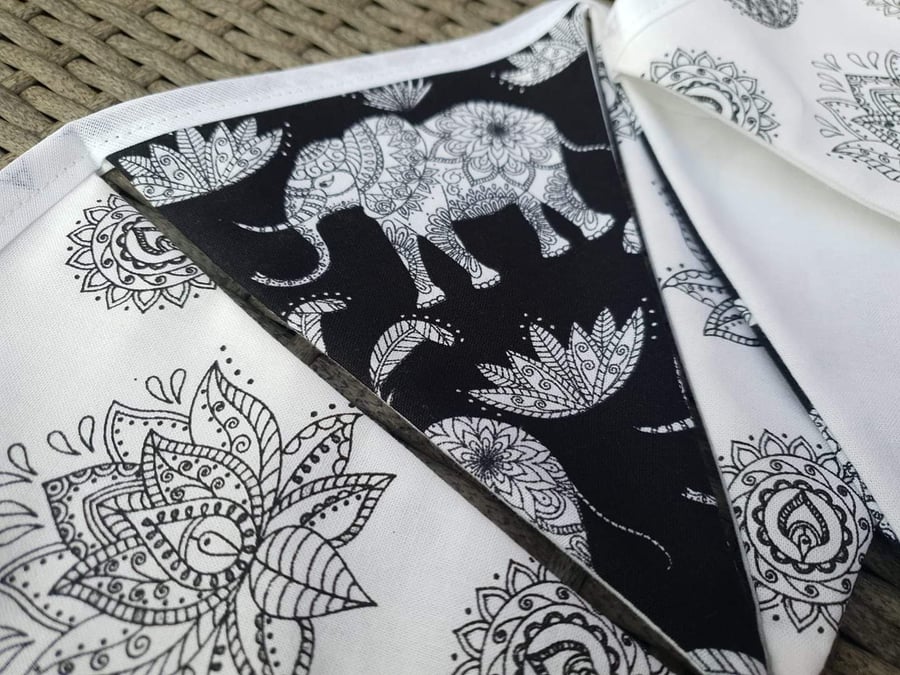 Elephant Mandala Bunting