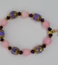 Purple and pink starfish bracelet - Image 2