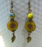 Czech glass bead earrings - Image 1