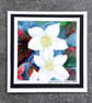 Blank Christmas Card Hellebores, Christmas Rose Handpainted Watercolour Keepsake - Image 4