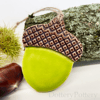 Ceramic acorn decoration 