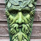 Large Harvest Green Man Plaque plus Free Pocket Green Man