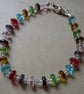 Multi Coloured Rondelle Bead Bracelet - Image 1