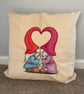 Gonk Embroidered cushion cover  - Image 1