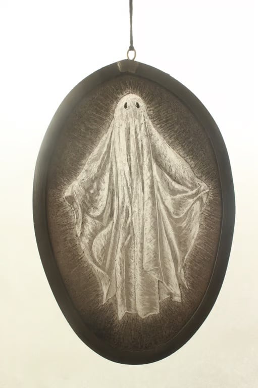 Ghost sun catcher - vintage style art