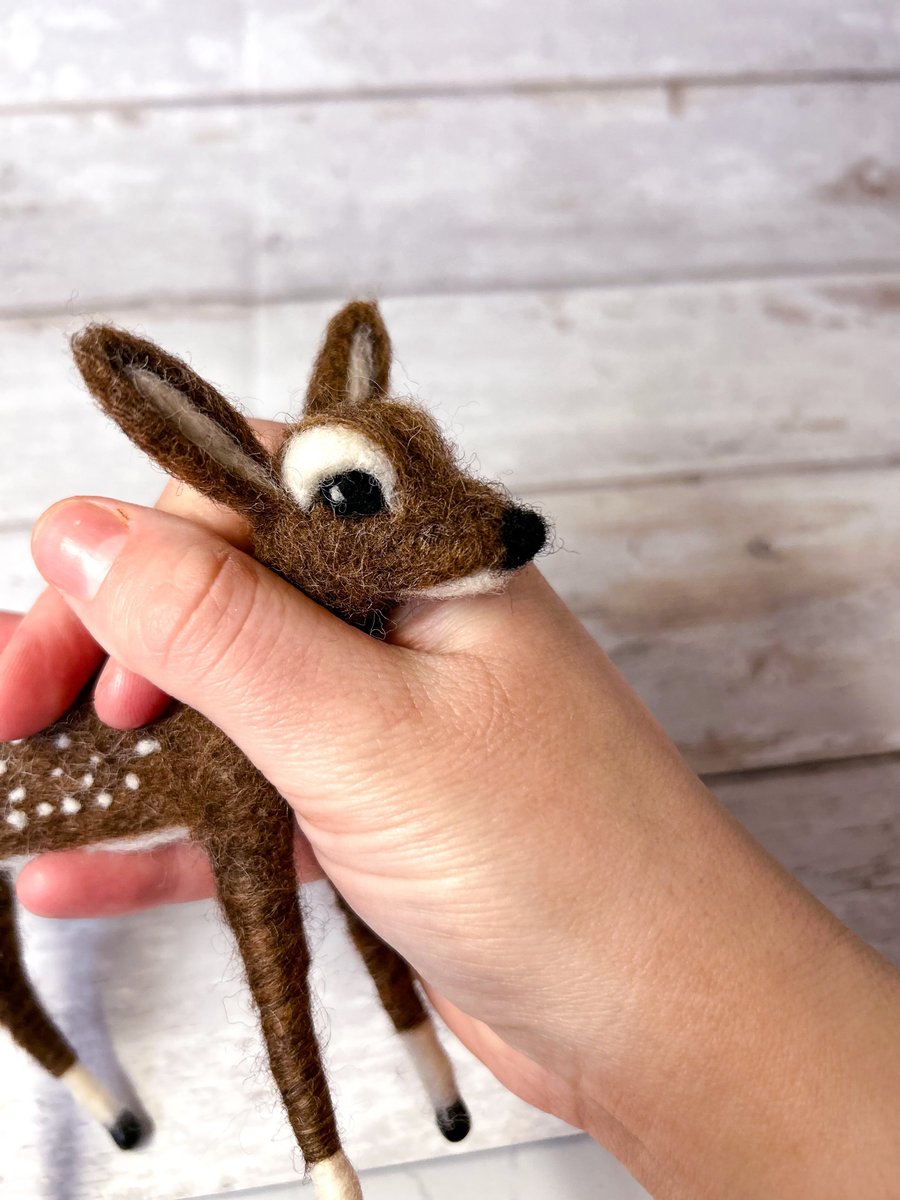 Felted Deer - Needle Felted Deer
