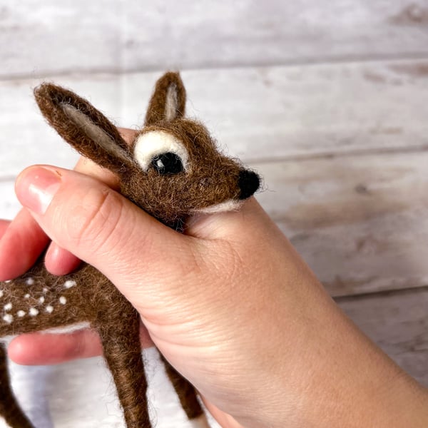 Felted Deer - Needle Felted Deer