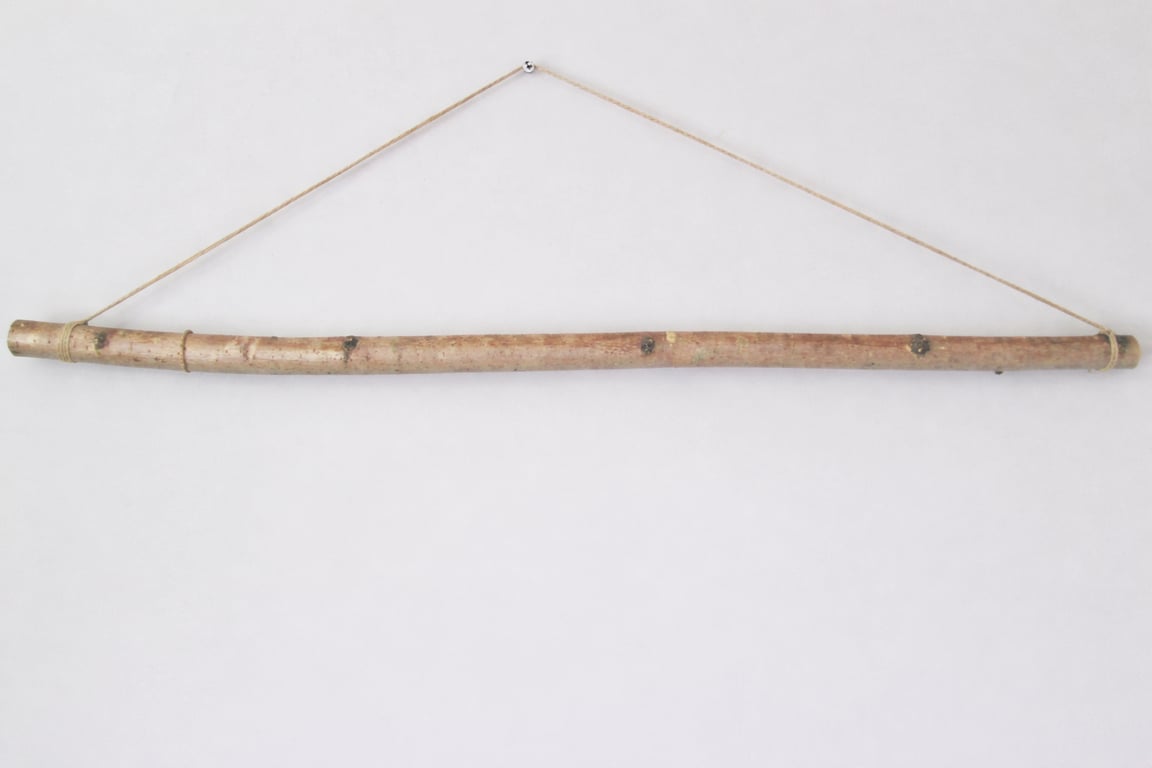 Hazel Branch Wall Hanger – 90cm Rustic Dowel for Macrame & Weaving