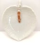 Sea Glass Necklace - Dainty Necklace - Wire Wrapped Sea Glass Pendant - Image 3
