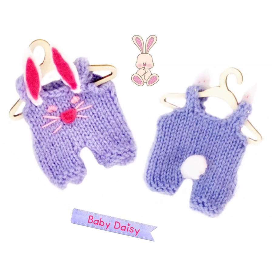 Bunny Dungarees for Baby Daisy