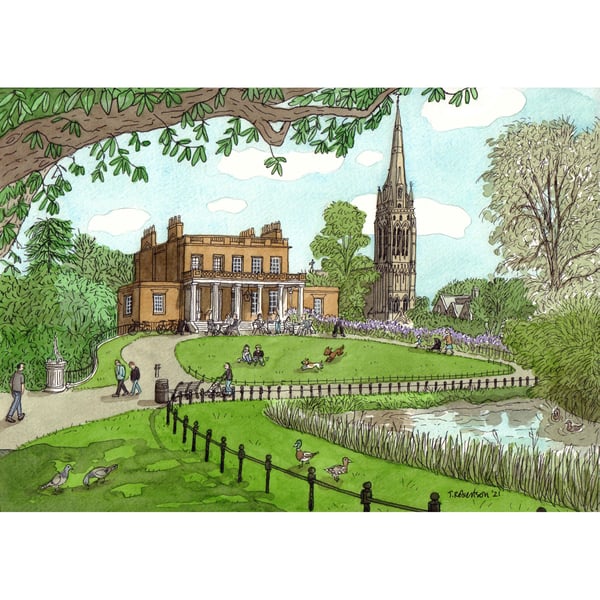 Clissold Park and St Mary's A4