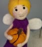 Needle Felted Pumpkin Fairy - Woollen Decoration Decoration  - Image 5