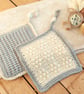 Two face cloths, 100% organic certified cotton, reusable - Image 4