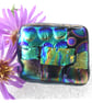 Patchwork  Brooch 101 Dichroic Fused Glass Handmade  - Image 6