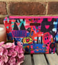 Graffiti Print Multi-coloured Zip Pouch 