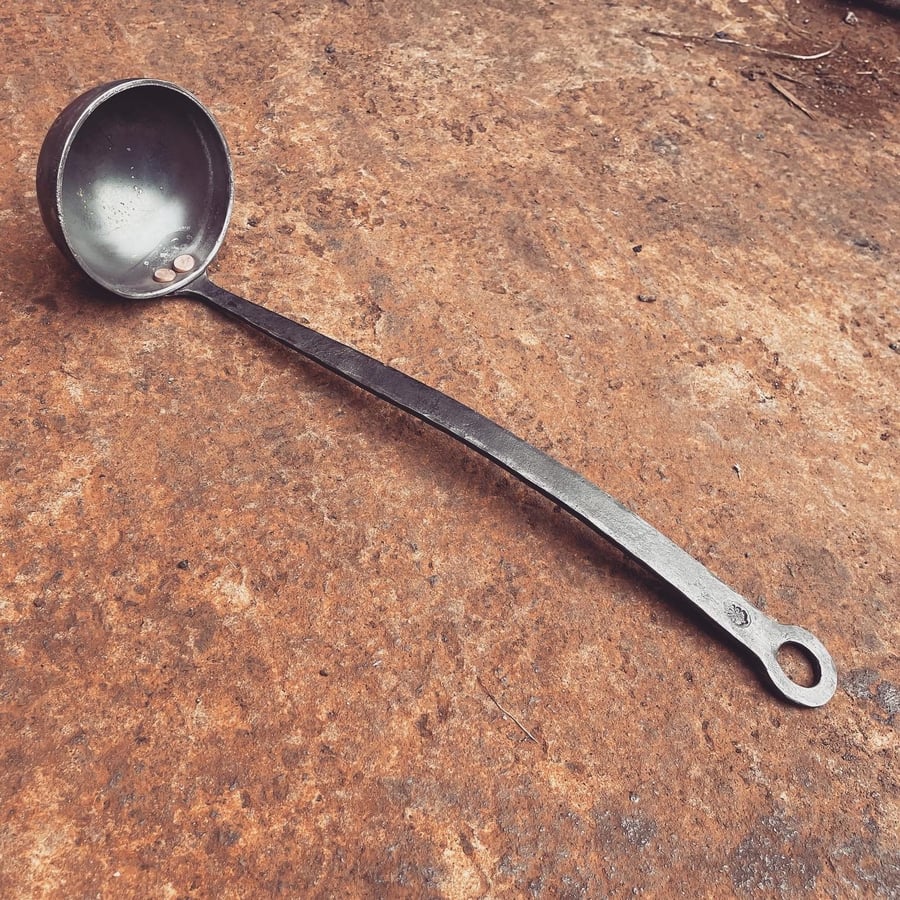 Hand Forged Steel Ladle