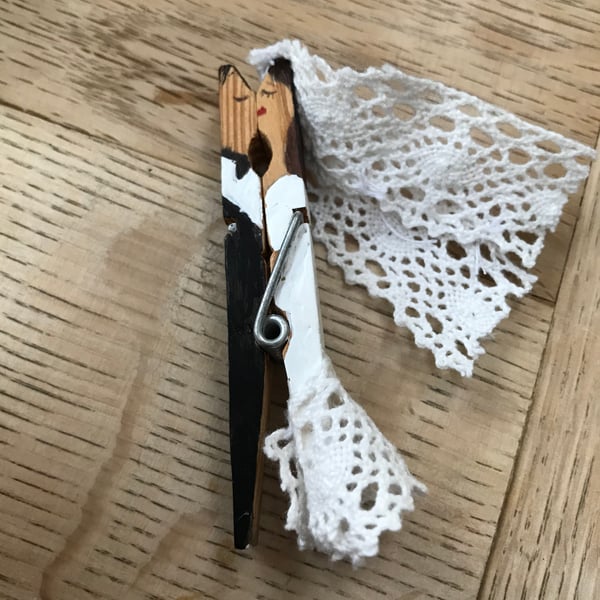 Newly Wed Engagement or Wedding Gift Peg Art