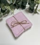 Reusable Bamboo Towelling Face Pads Pack of 7 - Polka Stripes & Florals - Image 4