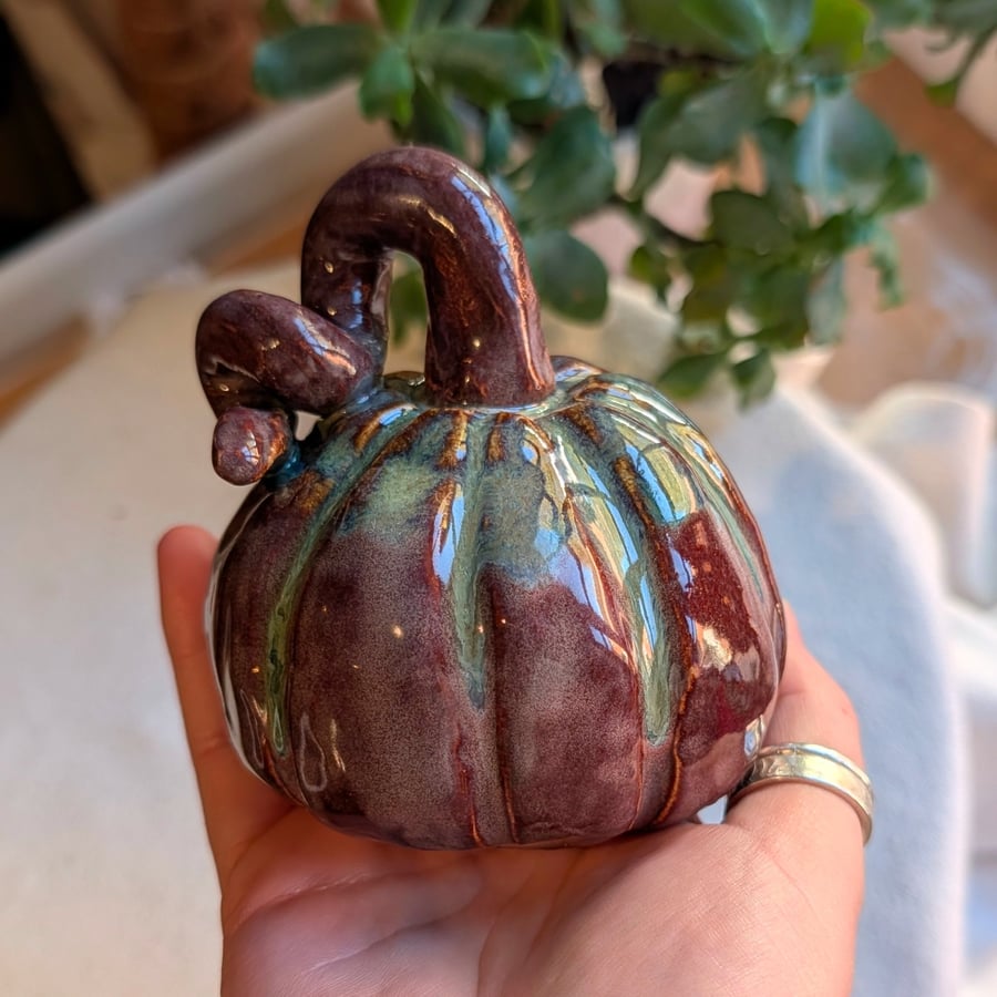 Ceramic Autumnal Pumpkin