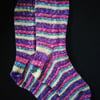 Socks, hand knitted, Med-Large, size 7-8 