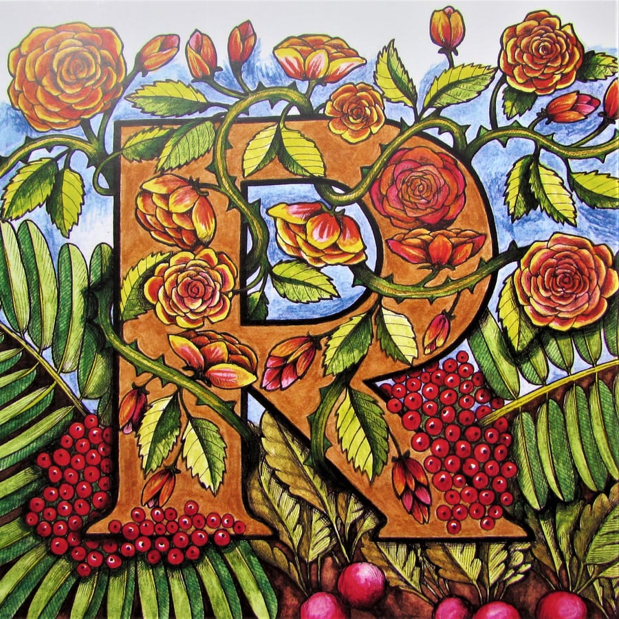 ALPHABET card - R for Rapport