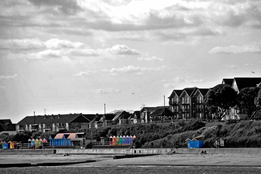 Clacton On Sea Beach Essex England UK Photograph Print