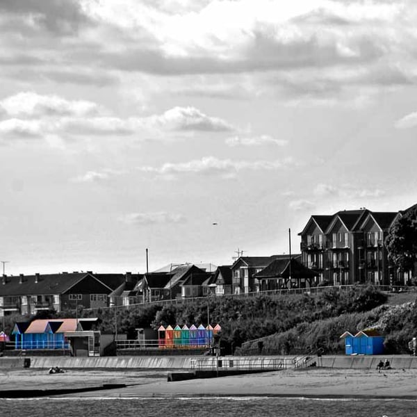 Clacton On Sea Beach Essex England UK Photograph Print