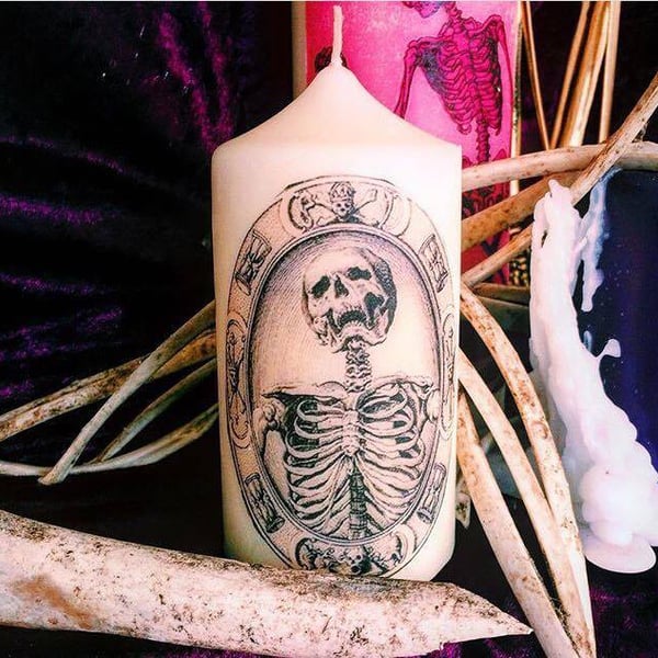 Vanilla Macabre Death Gothic Scented Candle 