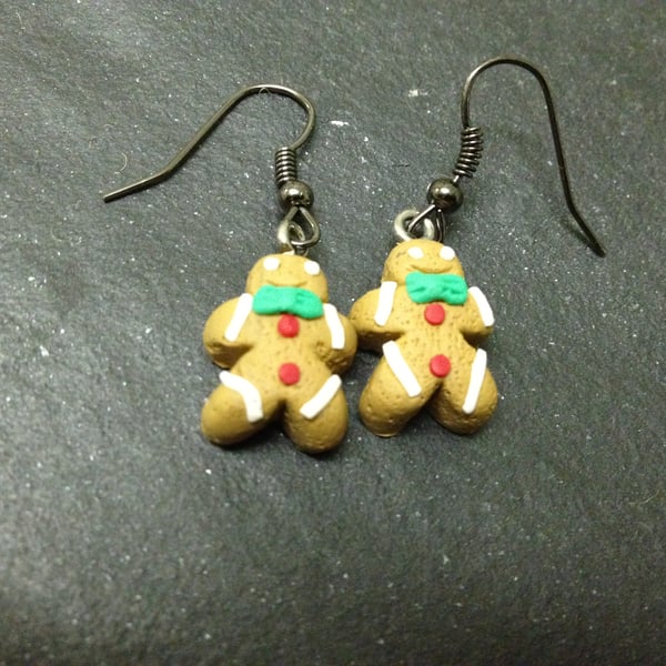 Gingerbread Men Earrings