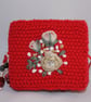 Embroidered Book - Cream Roses - Image 1