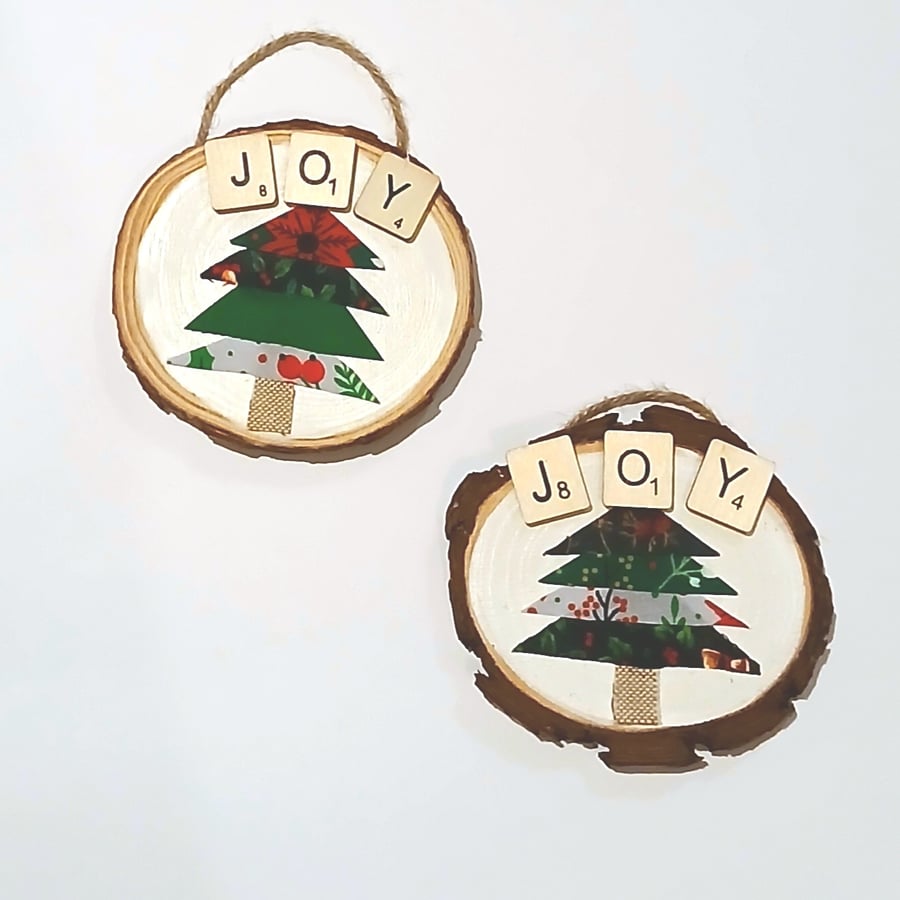 Christmas tree hanging decoration - joy